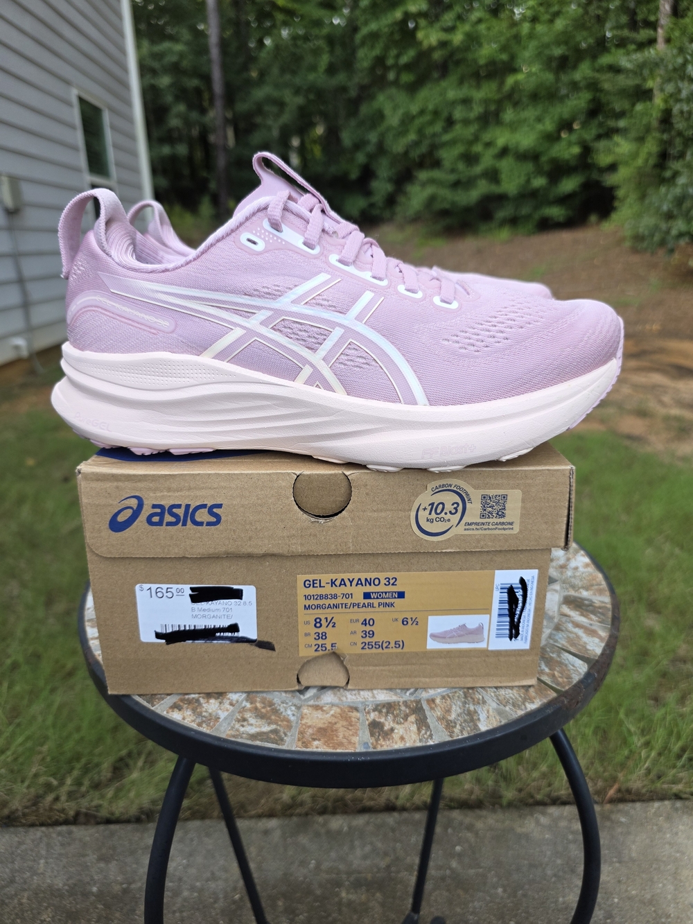 Asics Gel-Kayano 32 1012B838-701 Running Shoes Pearl Pink Women Sz 8.5 Worn 3x